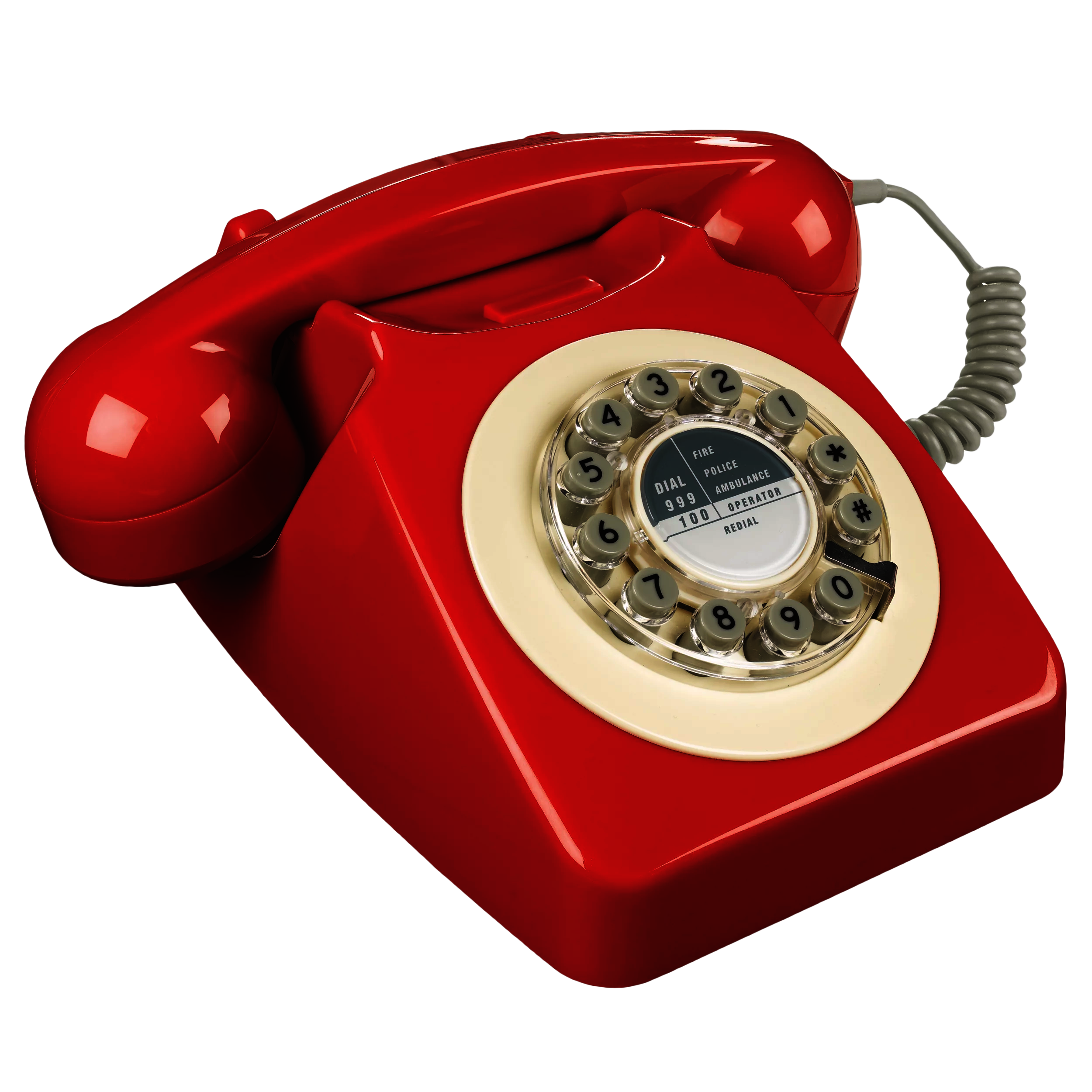 oldschool red telephone